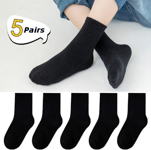 5 Pairs Of Cotton Childrens Socks